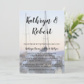 Catamaran in Lahaina Harbour Wedding Kaart (Staand voorkant)