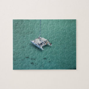 Catamaran, Mamanuca-eilanden, Fiji, het zuidelijke Legpuzzel