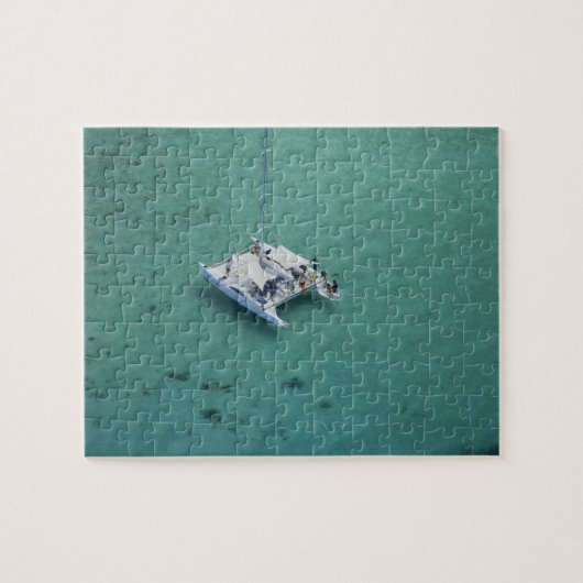 Catamaran, Mamanuca-eilanden, Fiji, Zuid-Pacific Legpuzzel (Horizontaal)