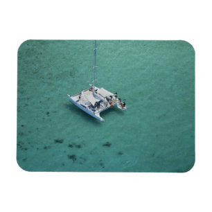 Catamaran, Mamanuca-eilanden, Fiji, Zuid-Pacific Magneet