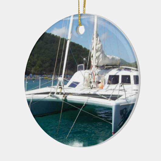 Catamaran Ornament (Links)