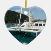 Catamaran Ornaments Keramisch Ornament (Voorkant)