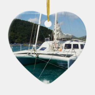 Catamaran Ornaments Keramisch Ornament