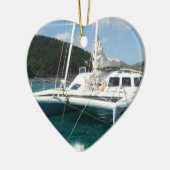 Catamaran Ornaments Keramisch Ornament (Links)