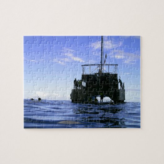 Catamaran Puzzle Legpuzzel (Horizontaal)