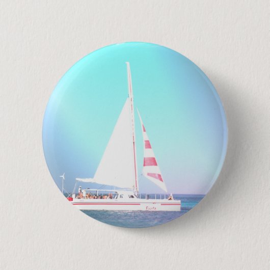 Catamaran Sailboat Button (Voorkant)