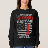 Catamaran Sailing Captain Sailor Best Catamaran Ca Trui (Voorkant)