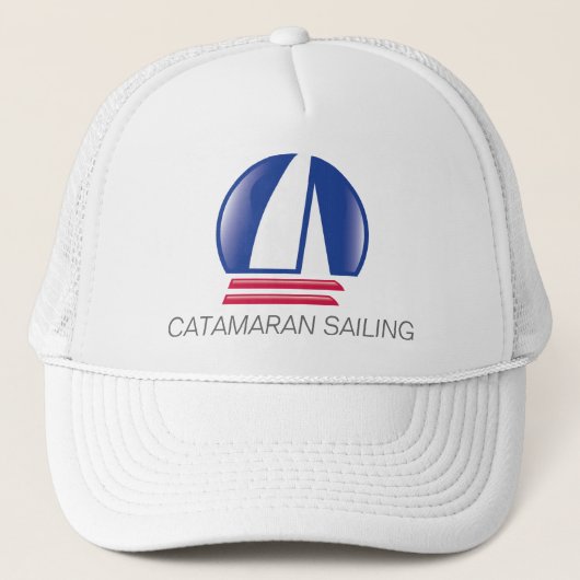 Catamaran Sailing_Pontoon Racing_Blue Moon Trucker Pet (Voorkant)