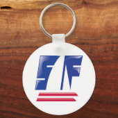 Catamaran Sailing_Pontoon Racing_S.F. Bay Boeing Sleutelhanger (Voorkant)