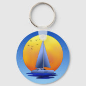 Catamaran Sailing Sleutelhanger (Voorkant)