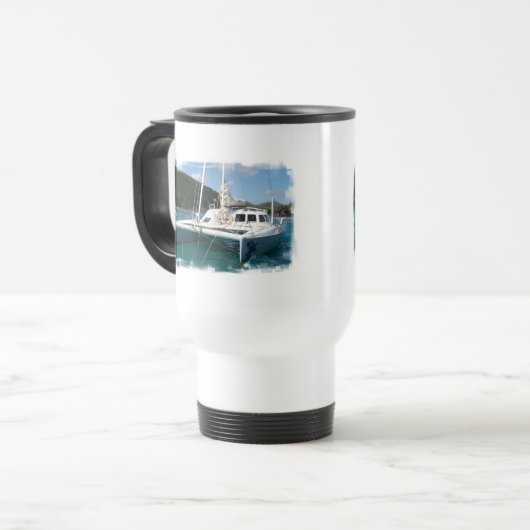 Catamaran Travel Mug Reisbeker (Voorkant links)
