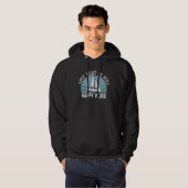 Catamaran Twee Romen Zeilen Citaat Catamaran Kapit Hoodie (Voorkant volledig)