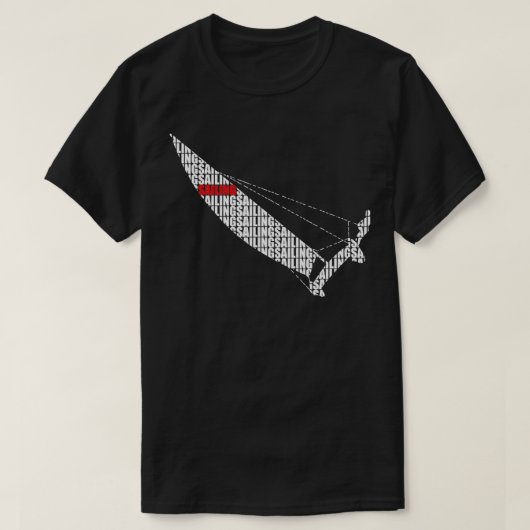 Catamaran van SAILING T-shirt (Design voorkant)