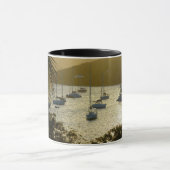 Catamaranen en zeilboten mok (Midden)