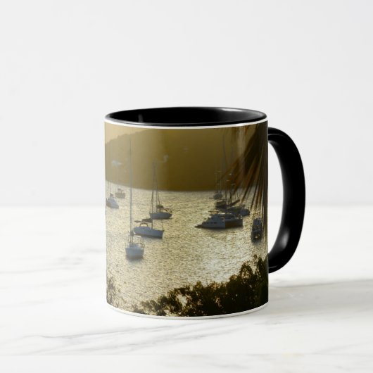 Catamaranen en zeilboten mok (Voorkant rechts)