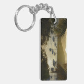 Catamaranen en zeilboten sleutelhanger (Voorkant Links)