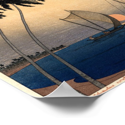 Catamaranen in een Twilight Breeze Poster (Hoek)