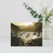Catamarans en zeilboten briefkaart (Staand voorkant)