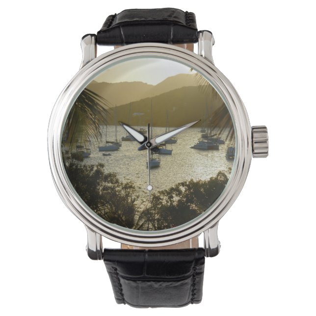 Catamarans en zeilboten horloge (Voorkant)