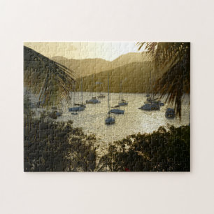 Catamarans en zeilboten legpuzzel