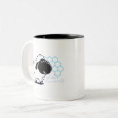 Catan jij geeft hout tweekleurige koffiemok (Voorkant links)