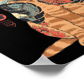 Catana Cat  Schattigee Japans geïnspireerde kat Poster (Hoek)