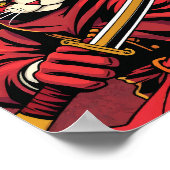 Catana de kat Ninja Poster (Hoek)