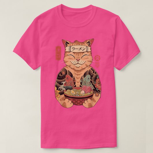 Catana - Japanse katten met katten T-shirt (Design voorkant)