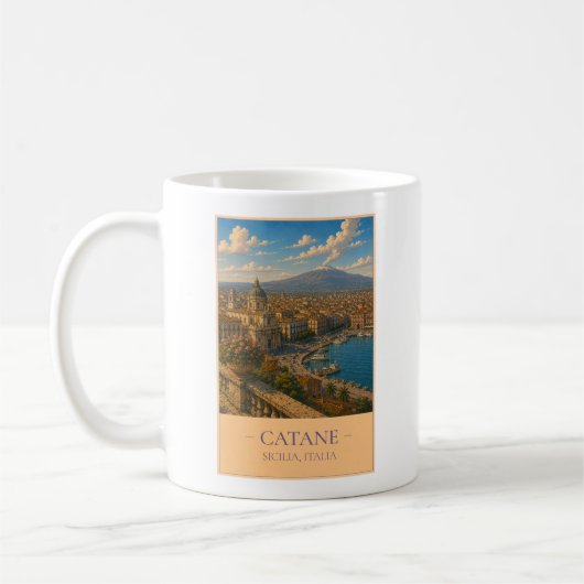 Catane, Italië – Oude Reis Mok (Links)