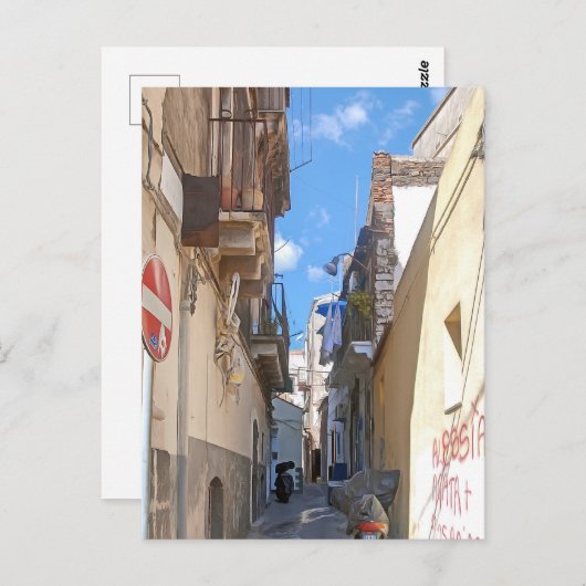 Catania. #3 briefkaart (Voorkant / Achterkant)