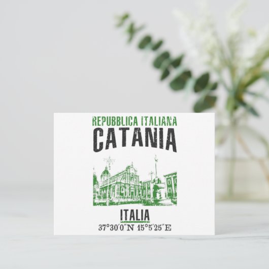 Catania Briefkaart (Staand voorkant)