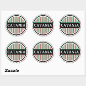 Catania City Pride Emblem – Italian Identity Ronde Sticker (Vel)