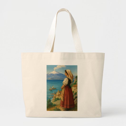 Catania-dame Grote Tote Bag (Voorkant)