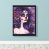 Catania day of the dead by Renee Lavoie  Canvas Afdruk (Insitu (Houten vloer))