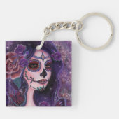 Catania day of the dead by Renee Lavoie Sleutelhanger (Achterkant)