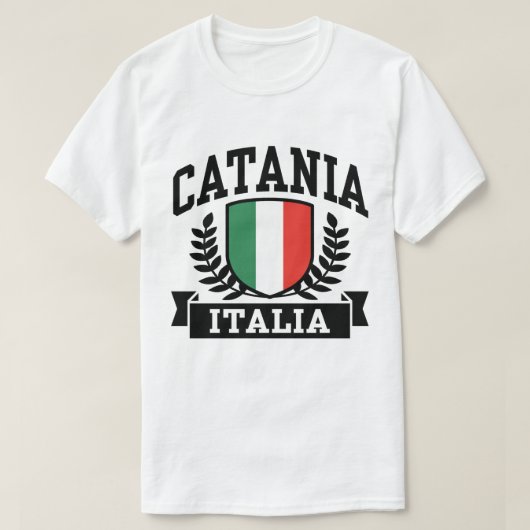 Catania Italia T-shirt (Design voorkant)