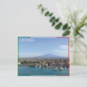 Catania - Italië Briefkaart (Staand voorkant)