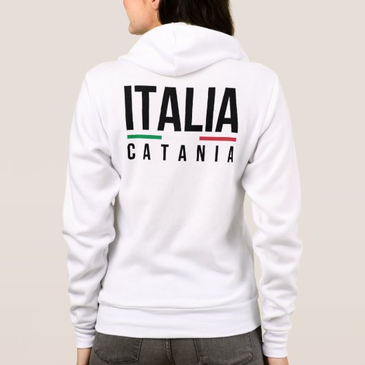 Catania Italië Hoodie (Achterkant)