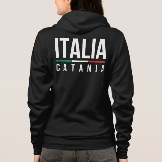 Catania Italië Hoodie (Achterkant)