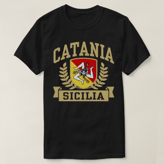 Catania Sicilia T-shirt (Design voorkant)
