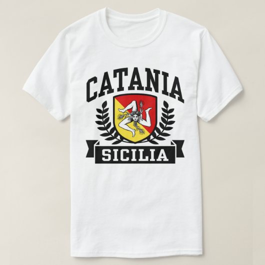 Catania Sicilia T-shirt (Design voorkant)
