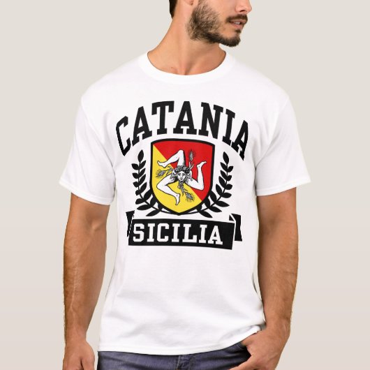 Catania Sicilia T-shirt (Voorkant)
