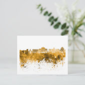 Catania skyline briefkaart (Staand voorkant)