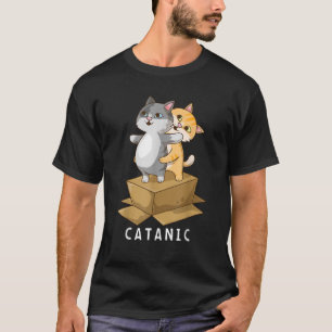 CATANIC Grappige Kat Kitten lover Parodie Cruisesc T-shirt