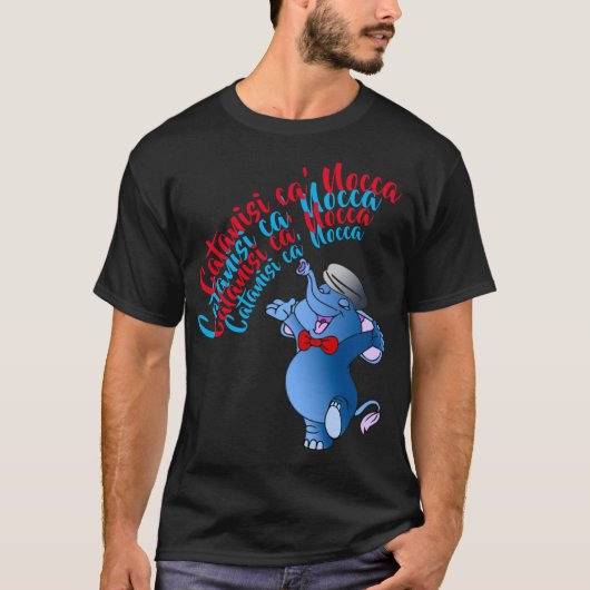 Catanisi ca' Nocca magico Elefante  T-shirt (Voorkant)