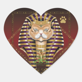 CATankhaMEOW Hart Sticker
