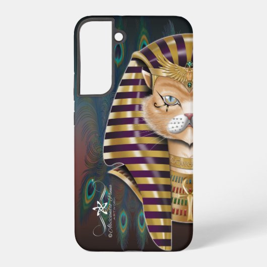 CATankhaMEOW Samsung Galaxy Hoesje (Achterkant)