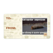 CATapillar Etiket (Voorkant)