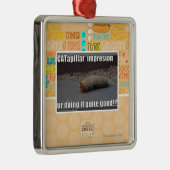 CATapillar Metalen Ornament (Rechts)