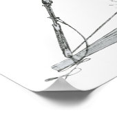 Catapult, Leonardo da Vinci Poster (Hoek)